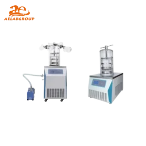 AELAB LGJ-10 Series Freeze Dryer front view in lab setting