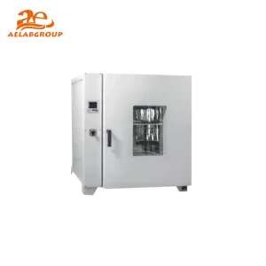 Interior chamber of AELAB AE-300 with stainless steel shelves