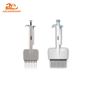 AELAB Manual Adjustable 8 Channel Pipette AE-8M10