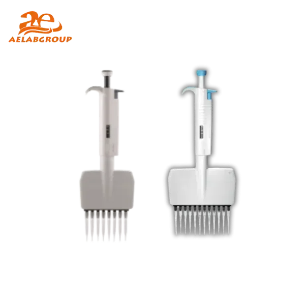 AELAB Manual Adjustable 8/12 Channel Pipette – AE-8M10 Series
