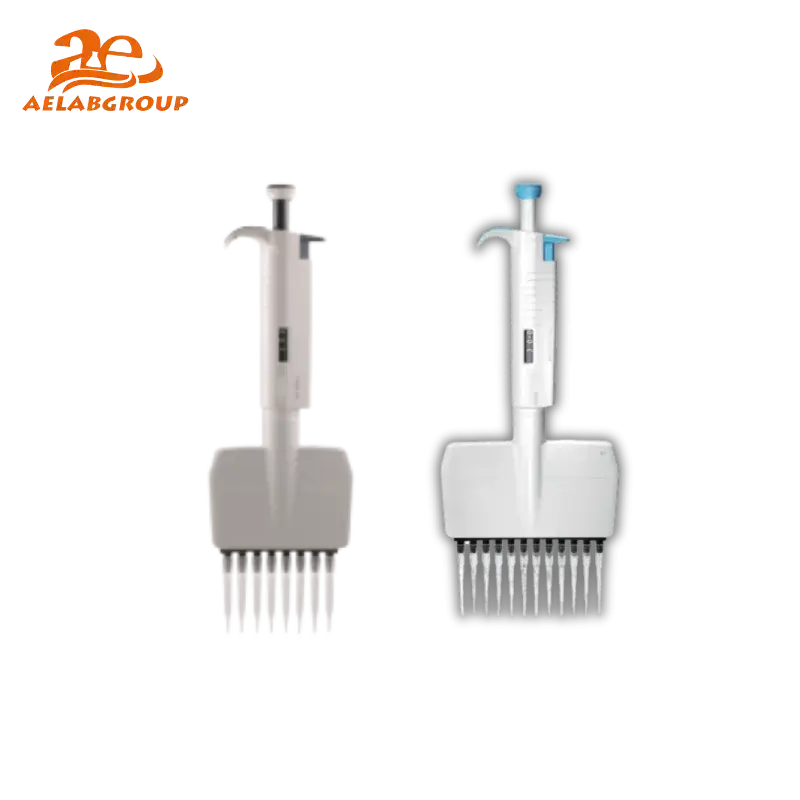 AELAB Manual Adjustable 8/12 Channel Pipette – AE-8M10 Series