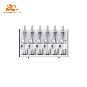 AELAB Optima M4 Sulfur Dioxide Distillation Titrator in laboratory setup