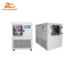 AELAB LGJ-20F silicon oil heating freeze dryer front view with shelf chamber