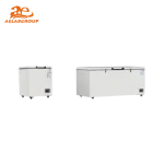 AELAB ULT Horizontal Freezer Open Lid with Storage Racks