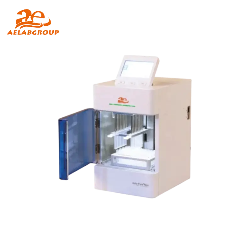 AELAB Auto-Pure Mini Nucleic Acid Extraction System in use