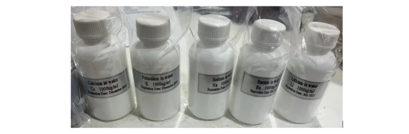 K, NA, LI, CA, BA standard solutions AELAB