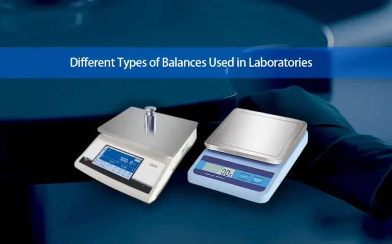 different types of balances used in laboratory