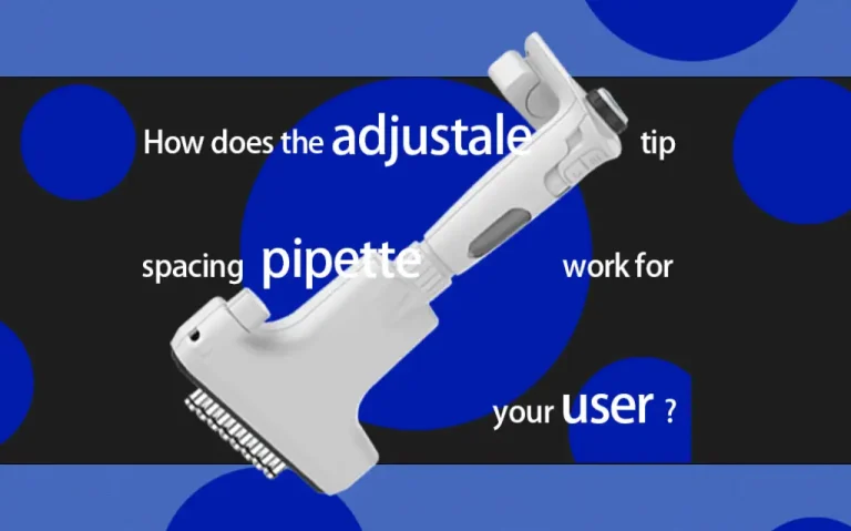 How does the adjustable tip spacing pipette work for your user?