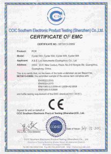 PCR CE Certificate AELAB