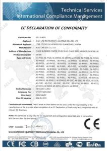 PH-Meter CE Certificate AELAB