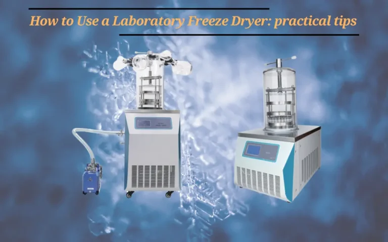 How to Use a Laboratory Freeze Dryer: practical tips