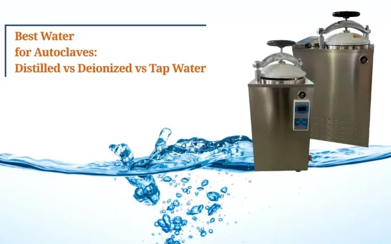 Best Water for Autoclaves: Distilled vs Deionized vs Tap Water