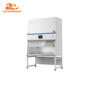 AELAB Biological Cabinet with Motorized Front Window in Operation