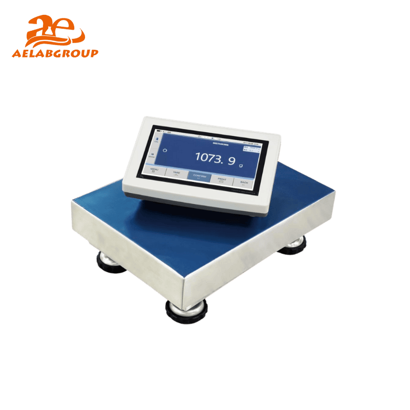 AELAB Industrial Scale XY-IN Series — Touchscreen Precision Weighing System