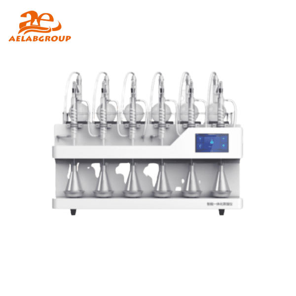 AELAB R6 Integrated All-Glass Distillation Apparatus | Precision Water Sample Distillation