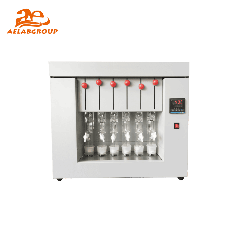 AELAB SZF-06C Soxhlet Extraction Fat Analyzer for Precision Oil Content Measurement