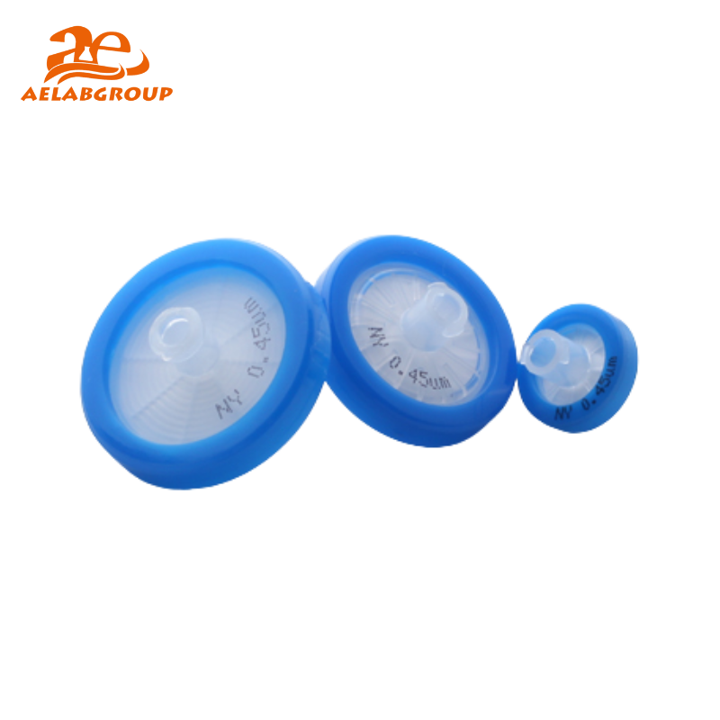 AELAB Nylon Syringe Filters – Precision Filtration for HPLC & Labs FBS Series