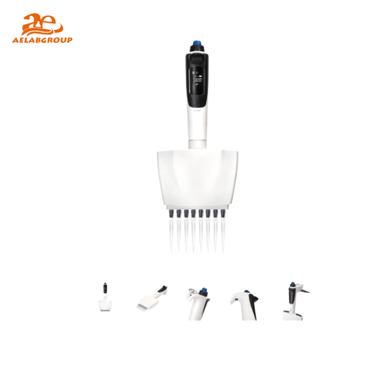 AELAB dPette+ 8-Channel Electronic Pipette - 7036 series