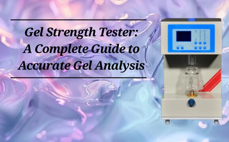 Gel Strength Tester: A Complete Guide to Accurate Gel Analysis