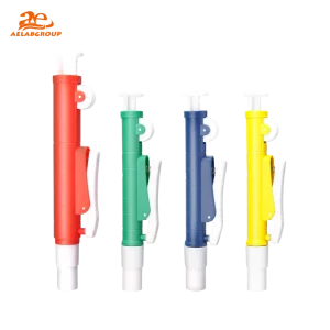 AELAB Levo E Pipette Pump with ergonomic thumb wheel for precise pipetting