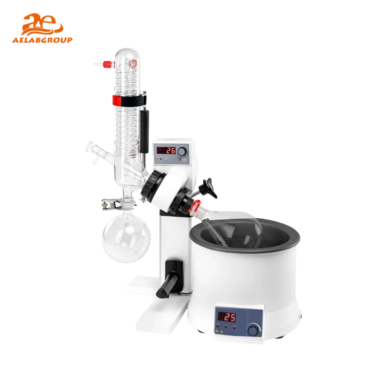 AELAB RE100-S LED Digital Rotary Evaporator for Precise Laboratory Distillation