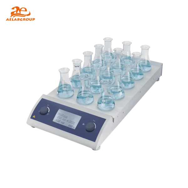 AELAB MS-T-S15 15-Position Magnetic Stirrer | Multi-Position Lab Stirrer