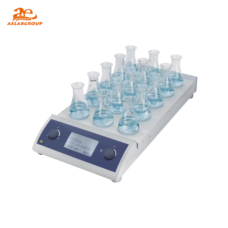 AELAB MS-T-S15 15-Position Magnetic Stirrer | Multi-Position Lab Stirrer