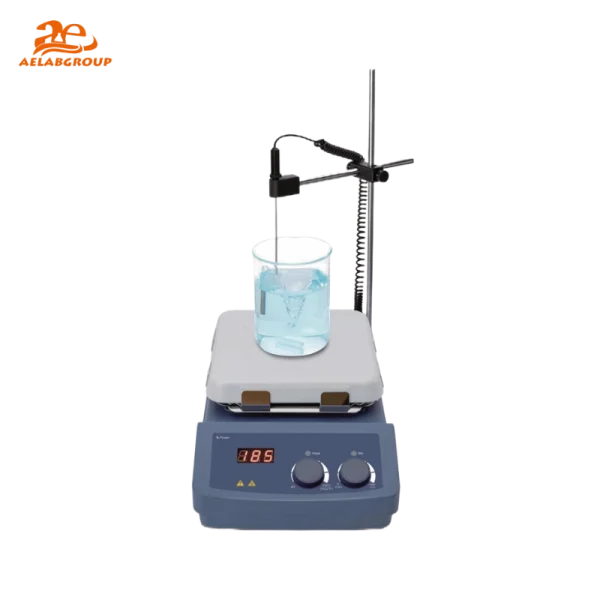 AELAB MS7-H550-S LED Magnetic Hotplate Stirrer | 7-Inch Ceramic Plate
