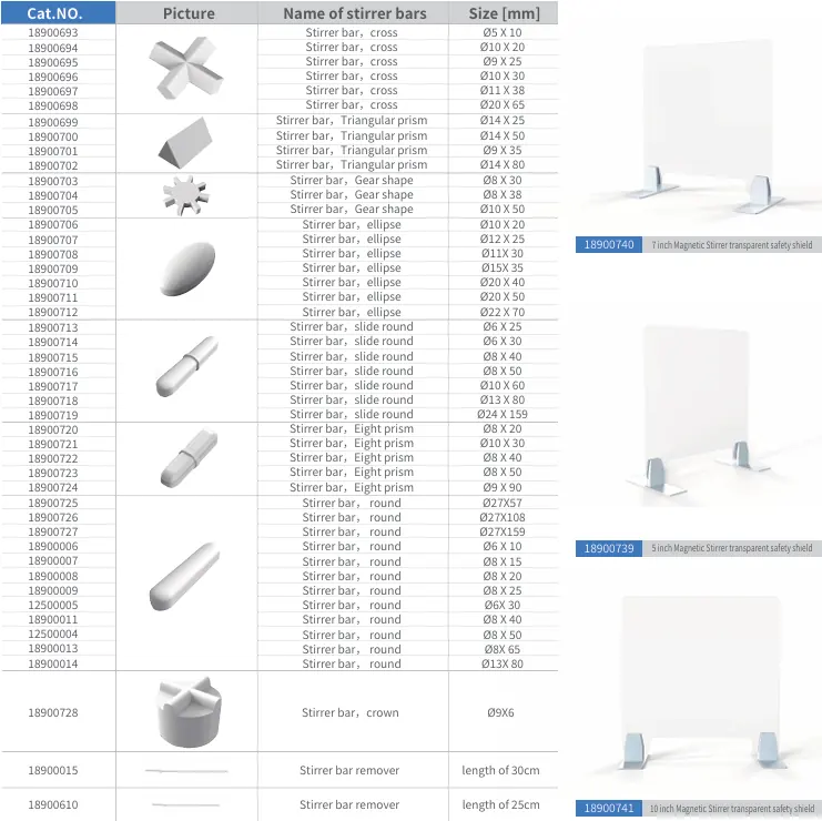 Aelab Magnetic stirrer accessories