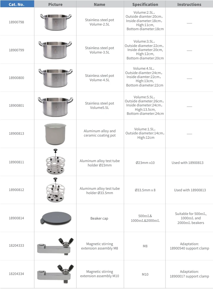 Aelab Magnetic stirrer accessories