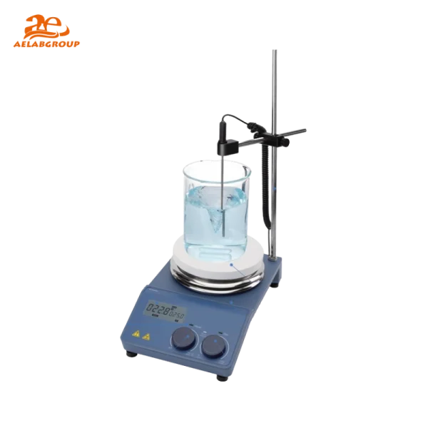 AELAB MS-H-ProM LCD Digital Enhanced Magnetic Hotplate Stirrer with Timer