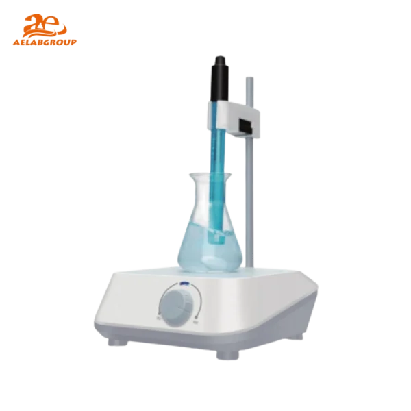 AELAB EcoStir Square Plate Magnetic Stirrer – Compact PET Plate Lab Stirrer