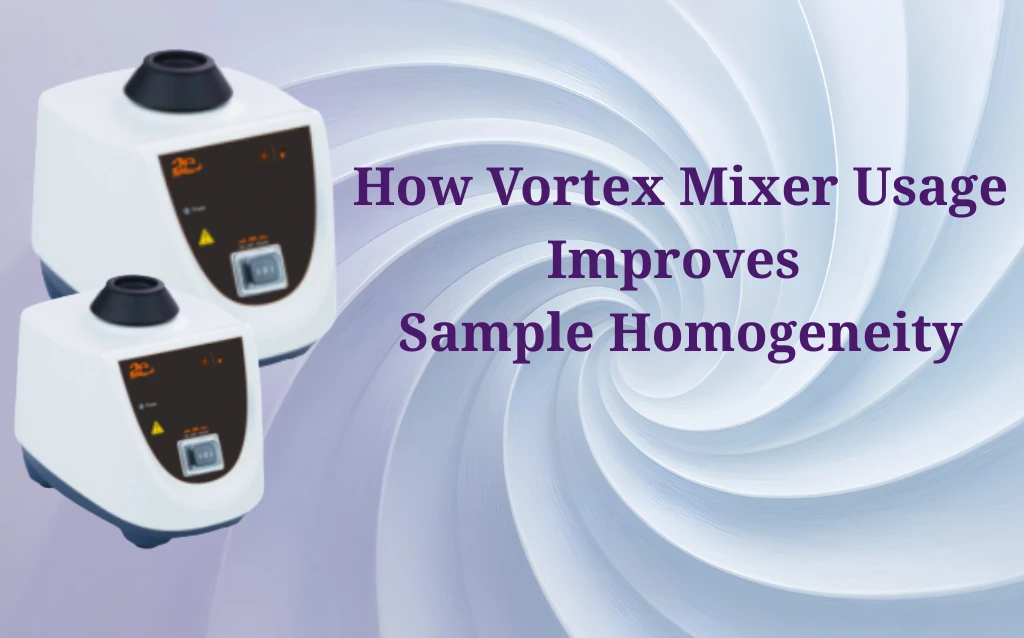 AELAB vortex mixer demonstrating effective vortex mixer usage for improving sample homogeneity in laboratory applications.