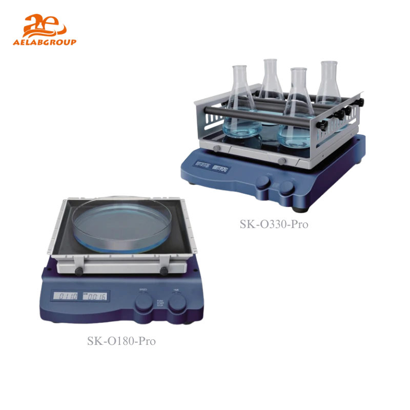 AELAB SK-0330-Pro & SK-0180-Pro Orbital Decolorizing Shaker – Multifunctional Laboratory Orbital Shakers