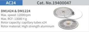 AELAB Available rotors of DM1424 Hematocrit Centrifuge