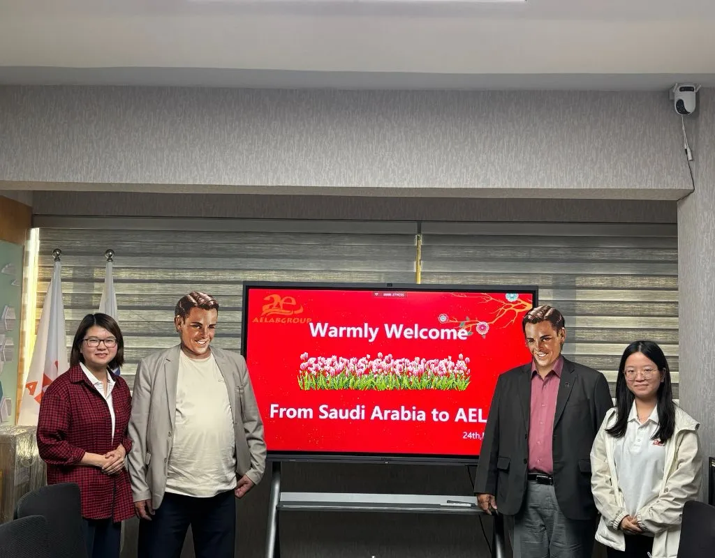 Customers visit AELAB