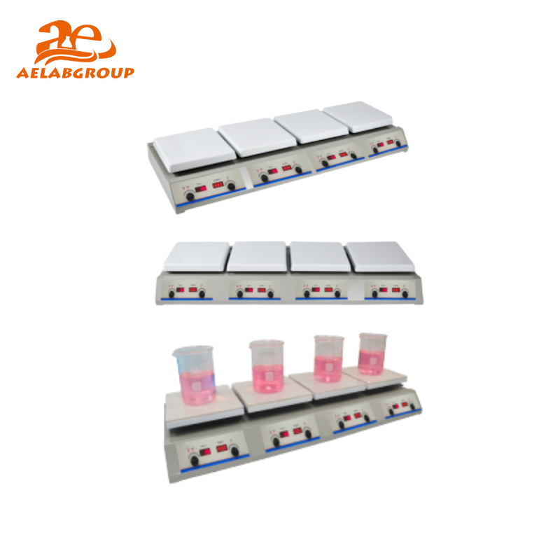 Multi-Plates Magnetic Stirrer Hotplate HSHS-4P Series