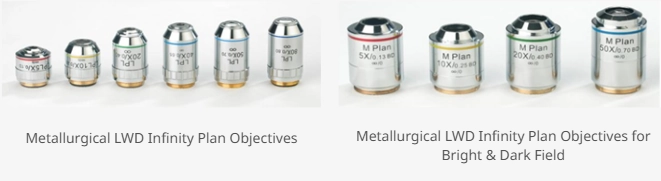 AELAB inverted metallurgical microscope polarizer analyzer for reflective samples