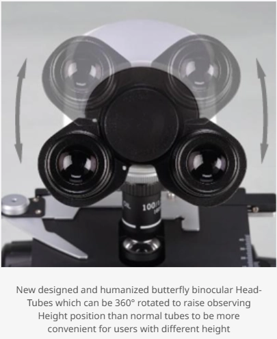 AELAB AE-MMT200TR trinocular metallurgical microscope with C-mount
