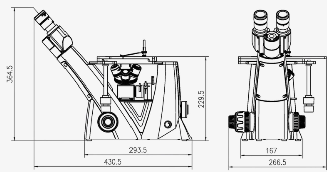 AE-MMS300 materials testing microscope working stage