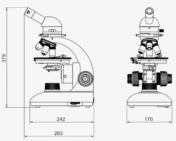 AELAB AE-PM100 polarized light microscope 
