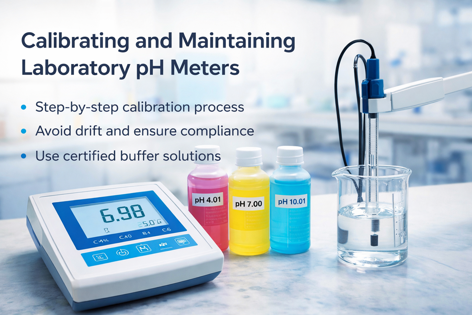Calibrating and Maintaining Laboratory pH Meters