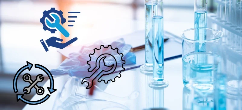 AI maintenance for lab equipment AELAB