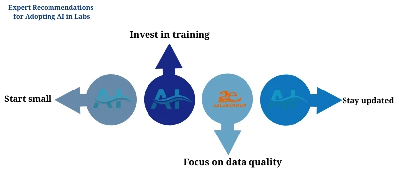 Expert Recommendations for Adopting AI in Labs AELAB