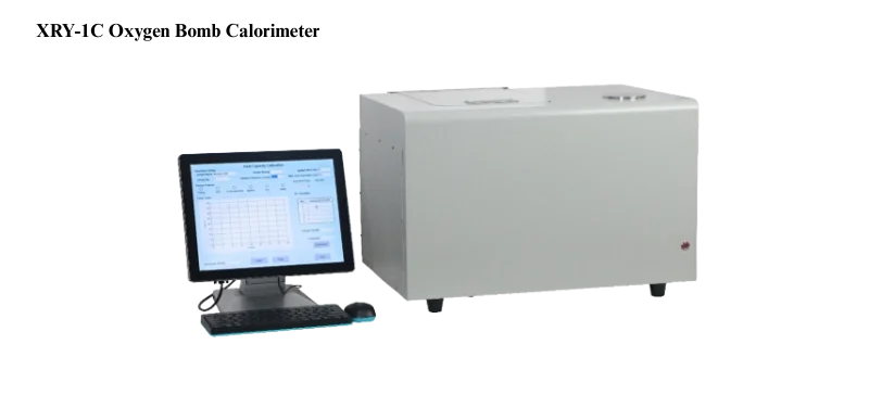 AELAB automatic oxygen bomb calorimeter system with computer interface for precise calorific value testing and data analysis.