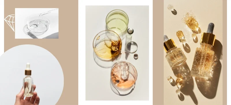 Clarity testing of cosmetic serums and skincare liquids using a Clarify Tester to ensure visual purity and product consistency AELAB