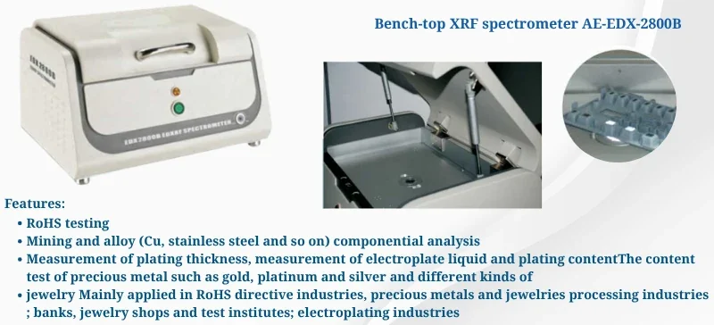 Bench-top XRF spectrometer AE-EDX-2800B AELAB