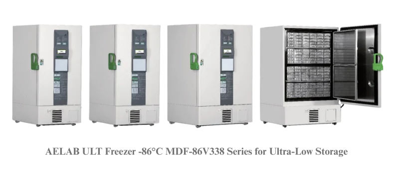 AELAB ULT Freezer -86°C MDF-86V338 Series for Ultra-Low Storage