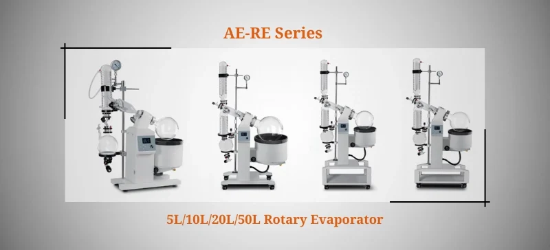 AE-RE Series 5L 10L 20L 50L Rotary Evaporator Rotovap laboratory distillation equipment AELAB