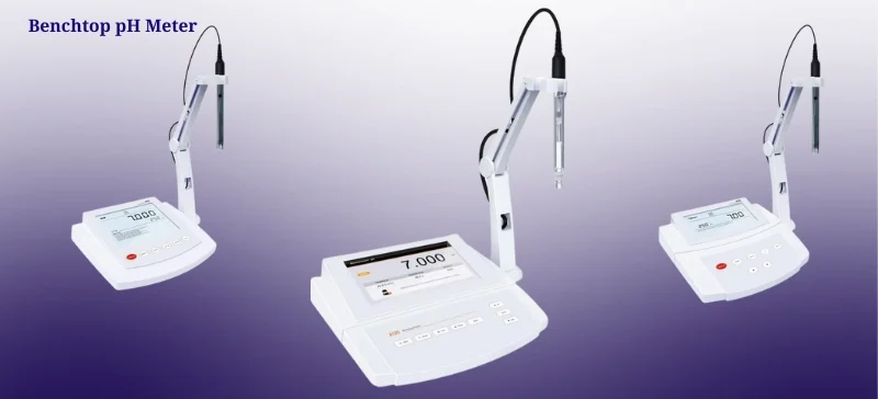 AELAB Benchtop pH meter with electrode for accurate laboratory measurements